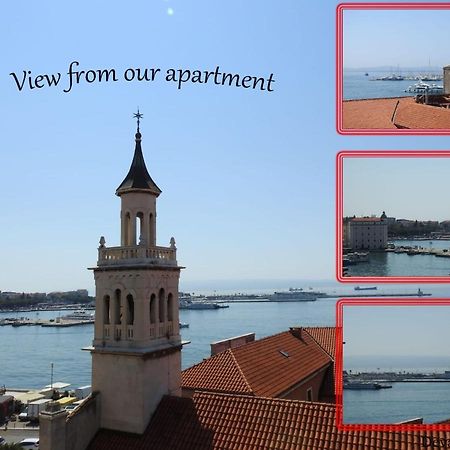 Top Of The Tops Center Apartment, Best Sea View In Town Split Exterior foto