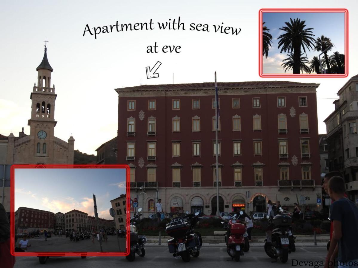 Top Of The Tops Center Apartment, Best Sea View In Town Split Exterior foto