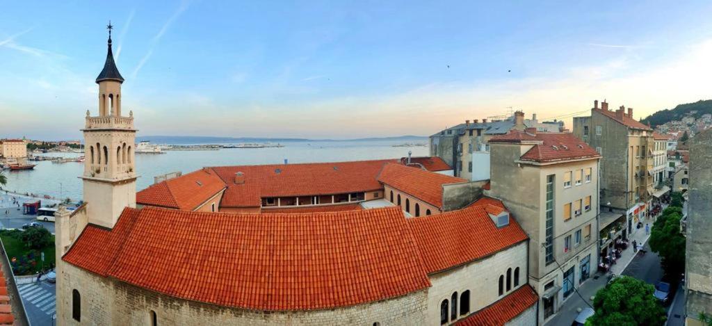 Top Of The Tops Center Apartment, Best Sea View In Town Split Exterior foto